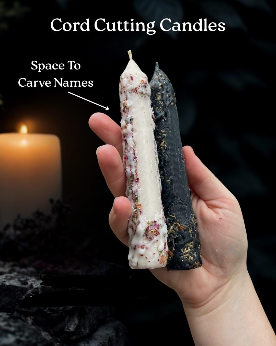 Cord Cutting Ritual Spell Kit – Energy Release, Banishing, Protection Candle, Protection Spell for Letting Go