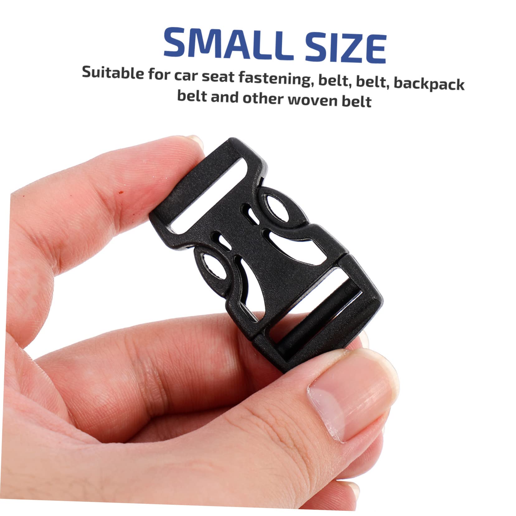 Anneome 100piezas Hebillas De Liberación Lateral Para Cinturones De Equipaje Mochilas y Accesorios De Bricolaje Fáciles De Instalar y Reemplazar Adaptables Cinturones