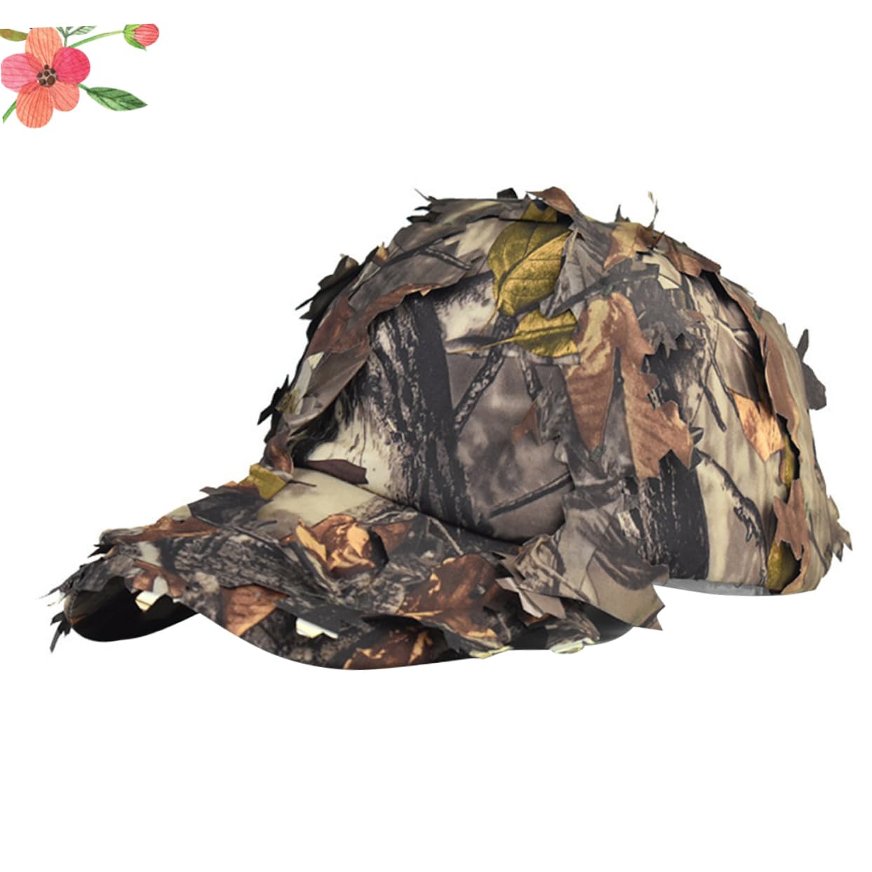 BESPORTBLE Gorra de béisbol de Camuflaje Senderismo Bosque Sol Sombreros para Hombres Tapa Largo Cubrir Gorras Deportivas Gorra de Hoja de la Selva Gorras de Pesca al Aire Yellow
