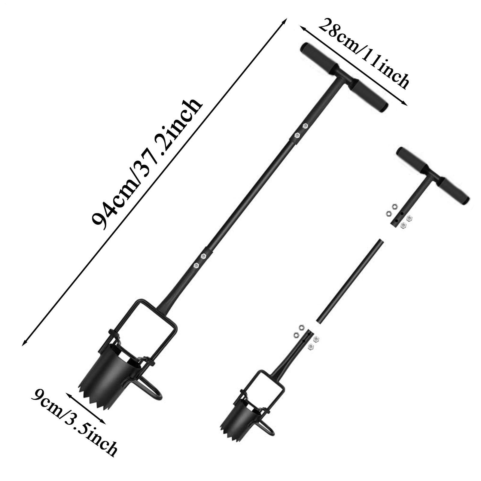 SADZAK DO CEBULEK Narzędzie do Kopania Dołków ze Stali | Narzędzie ogrodowe do przesadzania cebulek Do sadzenia ziemniaków, kwiatów, tulipanów i lilii, kopania gleby, prac w