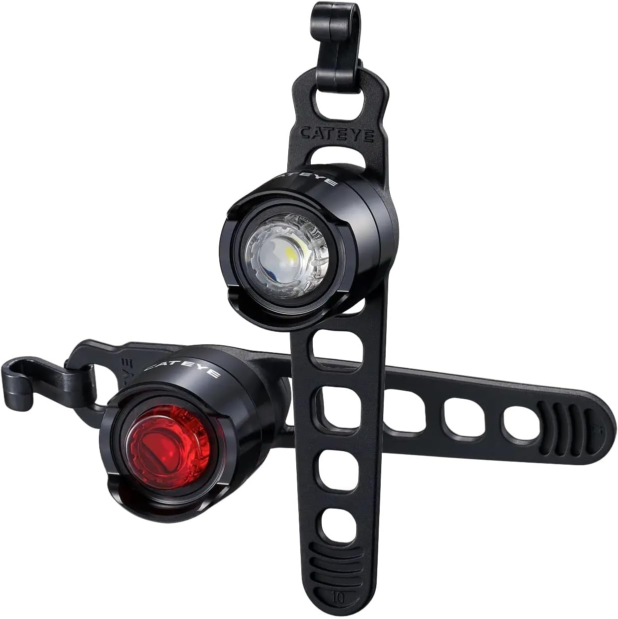 CATEYE ORB USB Rechargeable Safety Light – High-Visibility LED Flashing Bike Light, Multiple Lighting Modes, Durable Aluminum Design, Fits Road, MTB, Gravel Bikes