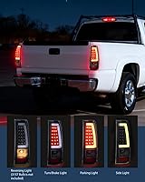 Vista 109 de Nilight Conjunto de faros delanteros Led DRL para Chevy Silverado Avalanche 2003 2004 2005 2006 Chevy Silverado Avalanche 1500 2500 3500/2007