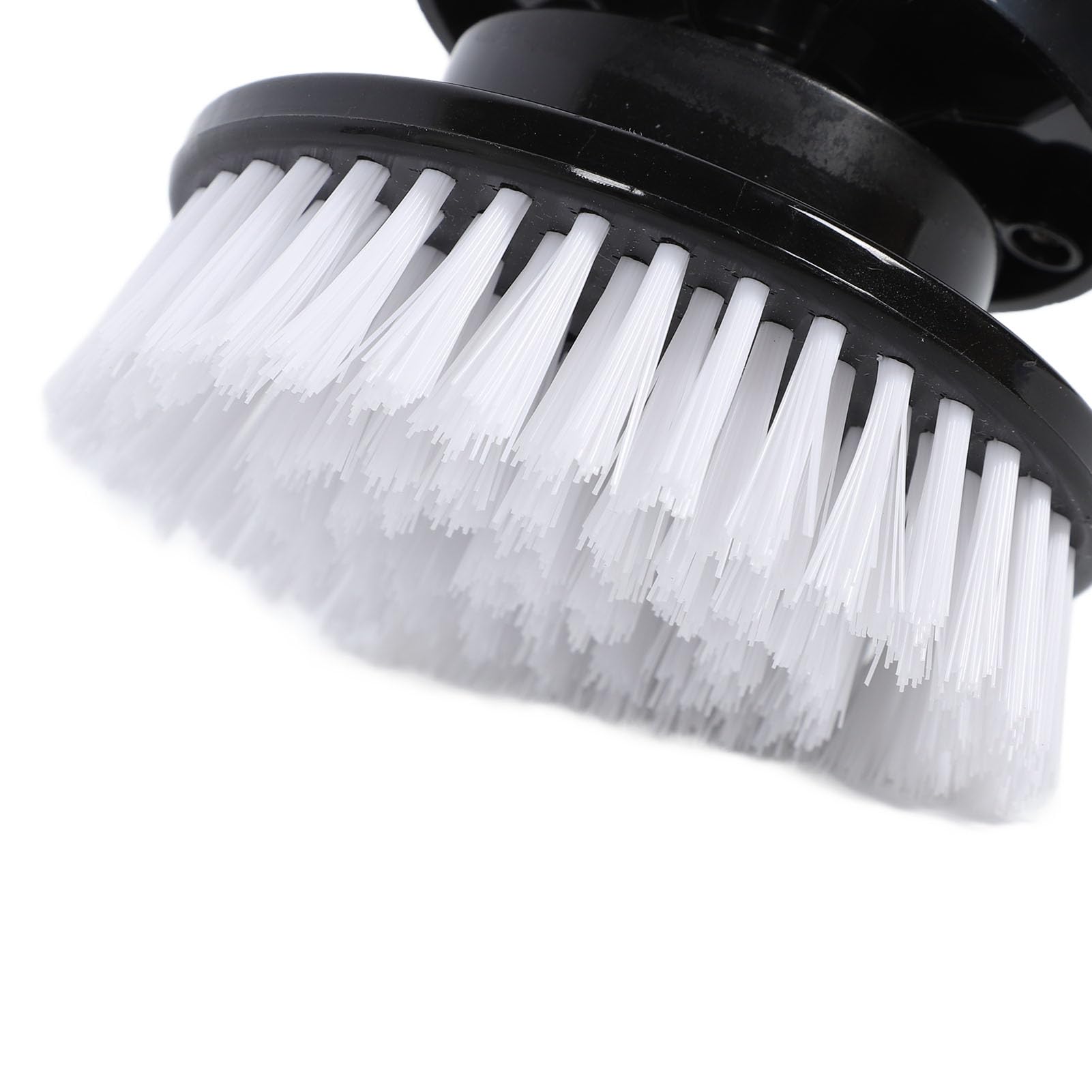 Fregadora giratoria eléctrica, Longitud Ajustable, Resistente al Agua, 9 Cabezales de Cepillo reemplazables, Cepillo de Limpieza inalámbrico de Mano para Ventana de bañera