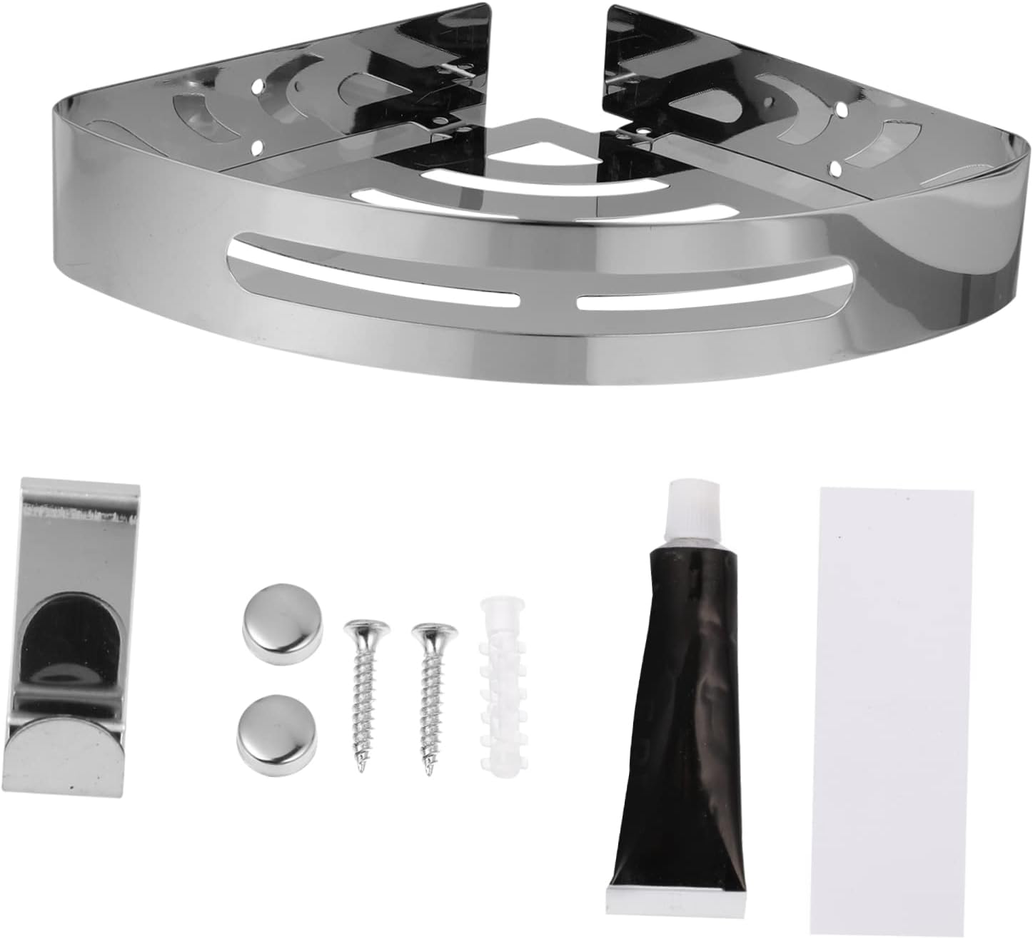 Beatifufu Triangular Shelf Corner Shower Shelf Hanging Storage Shelves