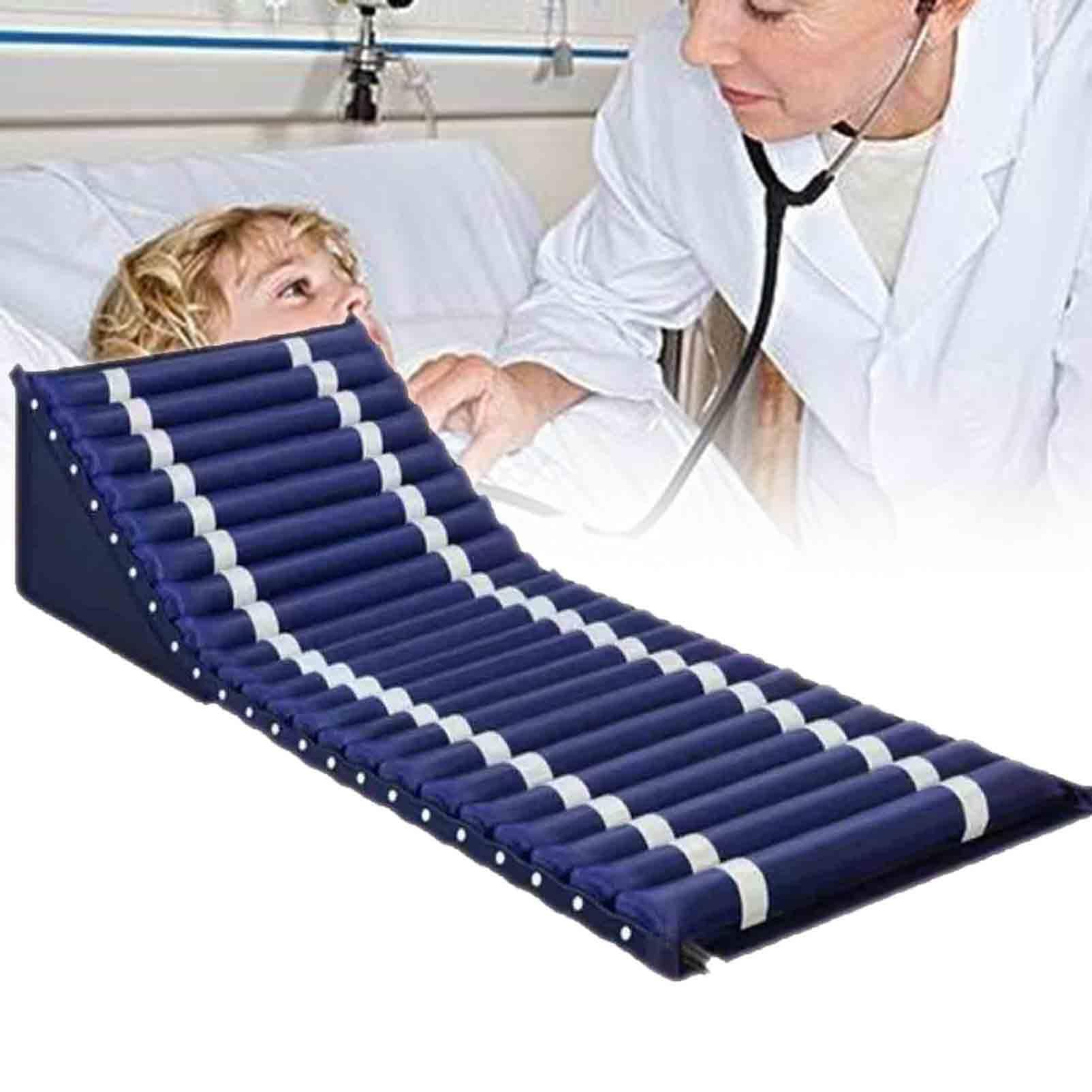 Colchón de Aire Médico - Almohadilla de Presión Alterna para la Prevención de Úlceras Por Presión y Tratamiento - Sobrecolchón Inflable para Cama de Hospital,T-02A