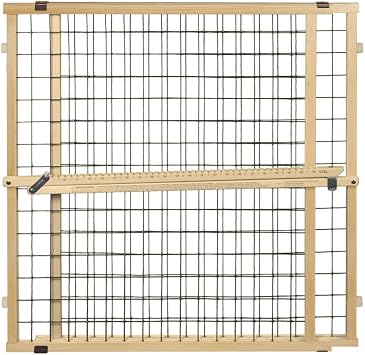 MYPET North States Wire Mesh Dog Gates: 29.5-50 Wide, 31-37 Tall, Pressure Mount, No Tools. Made in USA