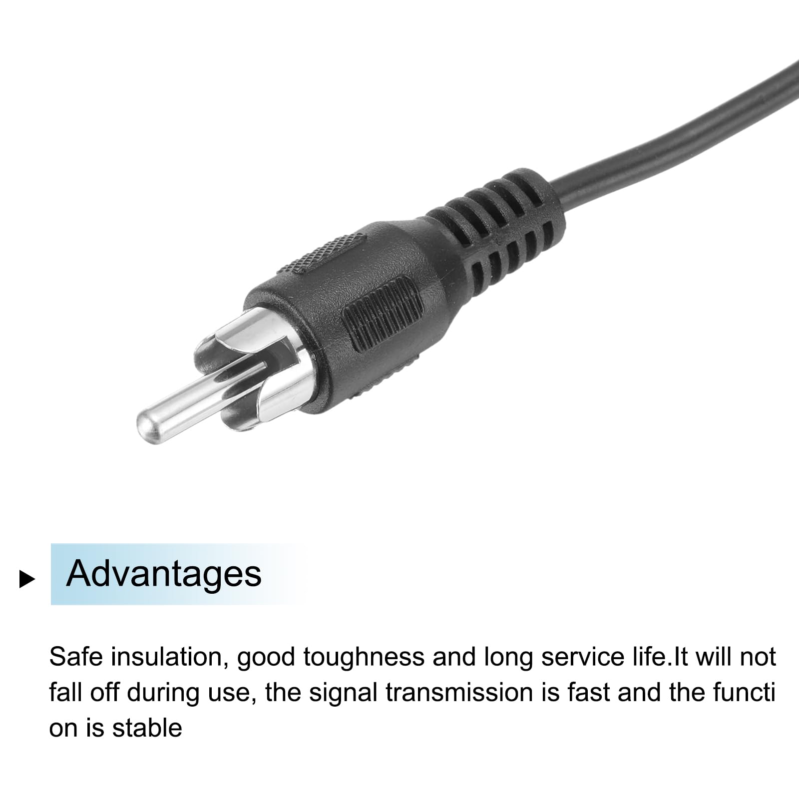 Cavo Adattatore RCA Maschio A Filo Nudo 0,3m (2 Pezzi) Per Altoparlanti E Amplificatori - 4