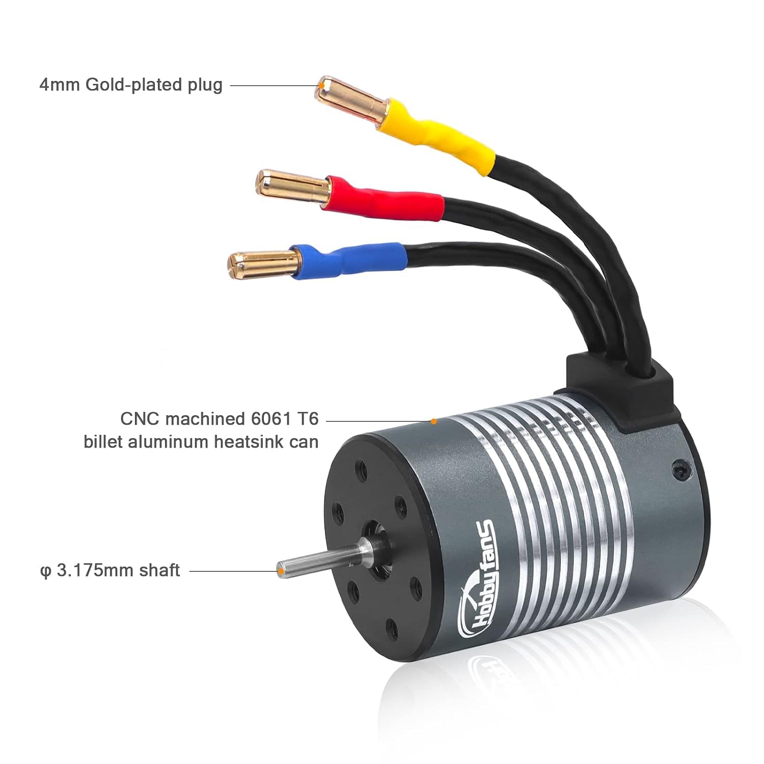 Wasserdichter S3650 4700KV bürstenloser Motor 60A ESC Kühlkörper für 1/10 RC Auto LKW
