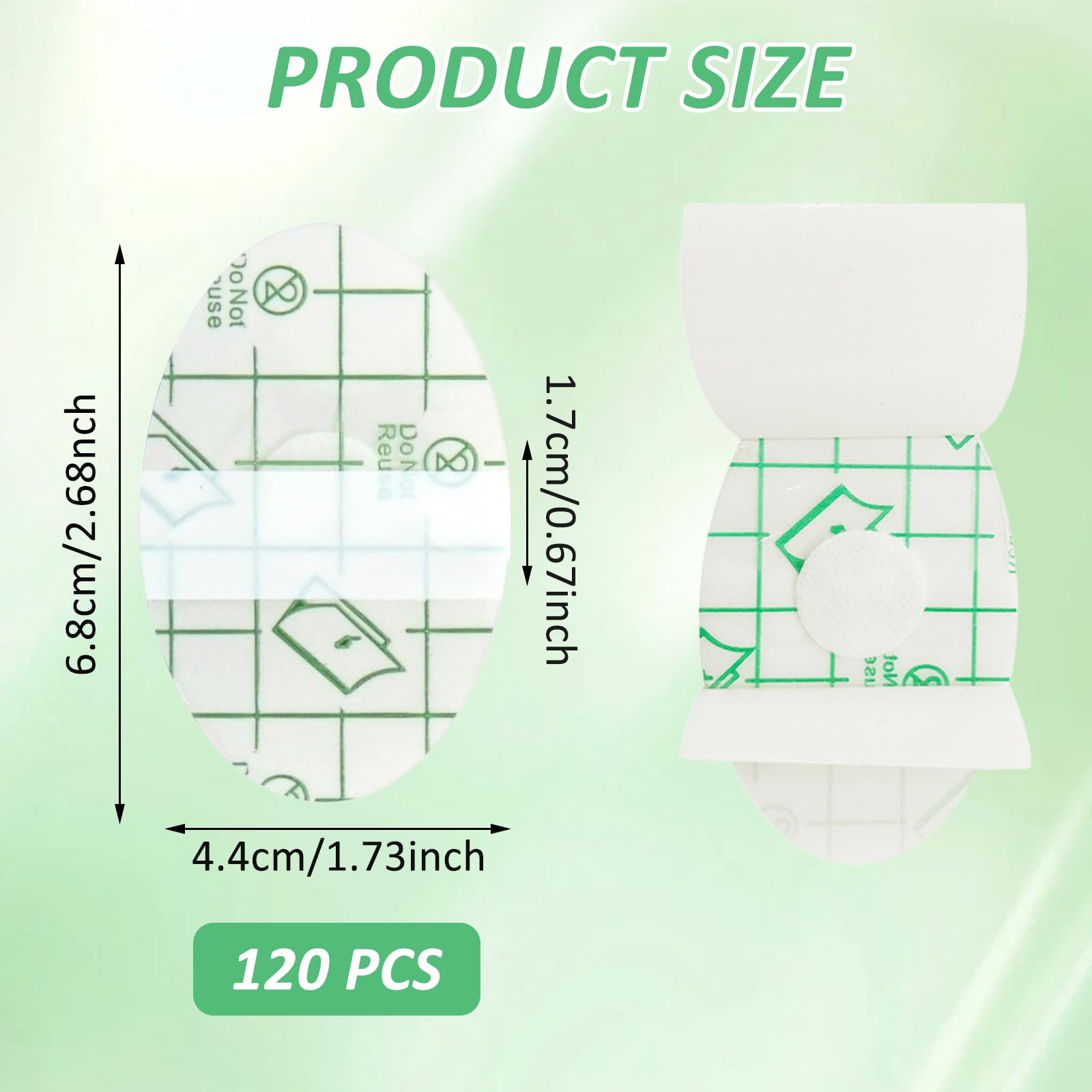120 Pcs Cerotti Orecchie Piscina Bambini Protezione Orecchie Acqua Bambini Adesivo Impermeabile di Protezione Adatto per il Bagno, il Nuoto e il Surf (4.4 * 6.8cm)