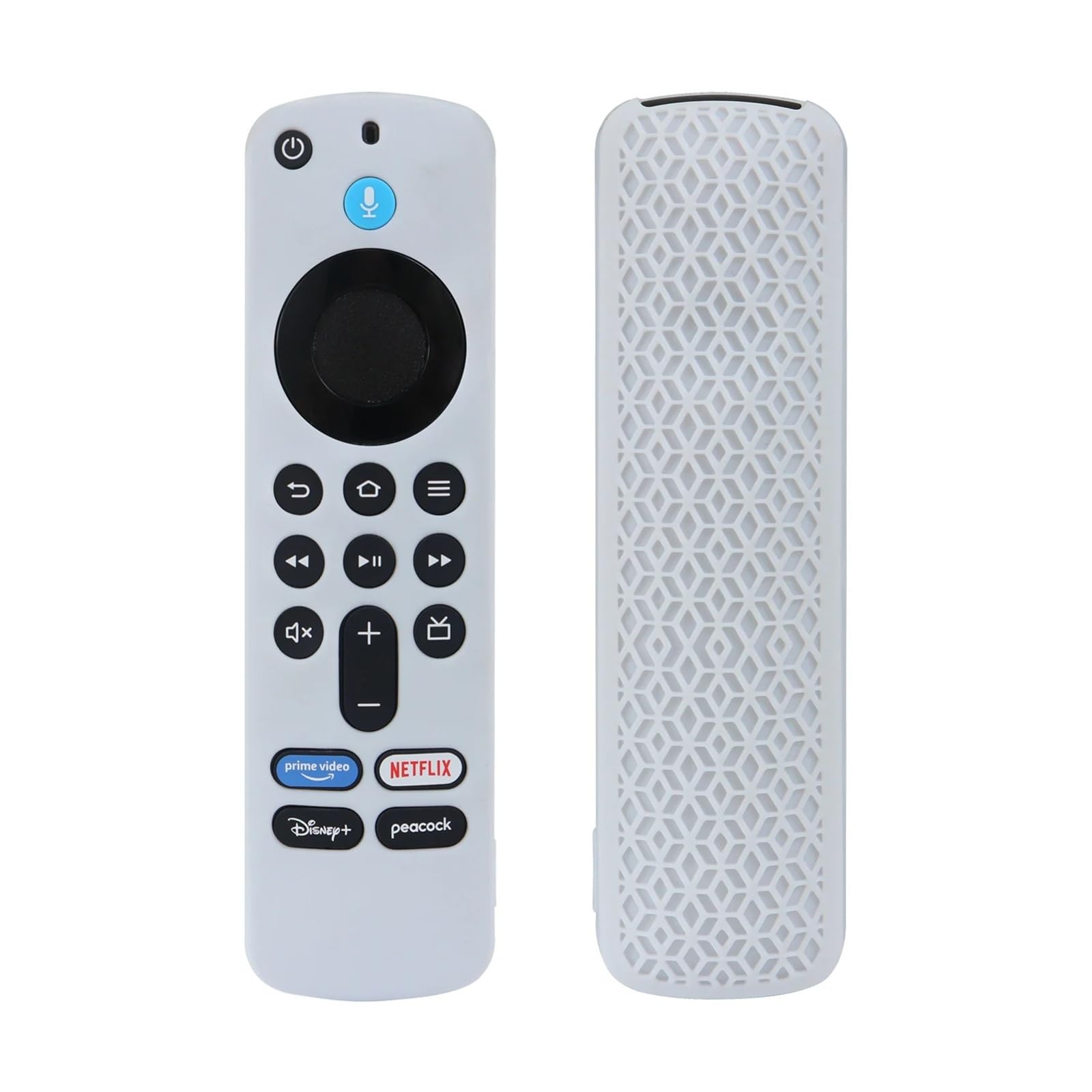 Funda de silicona compatible con TV Stick HD 4K (2ª generación 3ª generación) 2024 (azul)