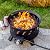 EcoNook 17.3 inch Portable Propane Fire Pits, Gas Fire Pit Bowl for Outside with Lid & Handle, Smokeless Gas Firebowl,Propane Firepit for Camping, Patio, Yard, Garden