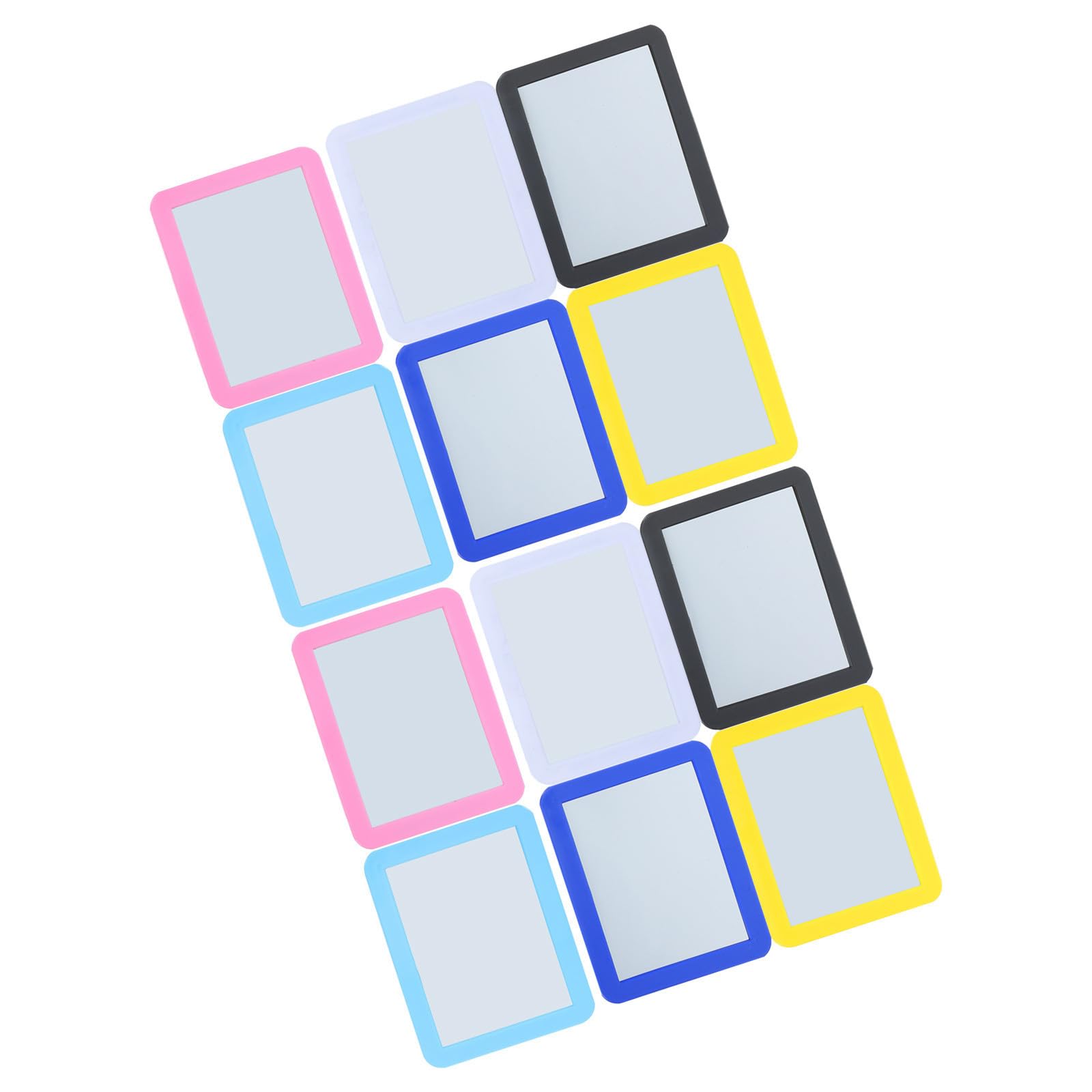 TOYANDONA 12 Pièces Miroir Magnétique en Plastique pour Garçon et Filles