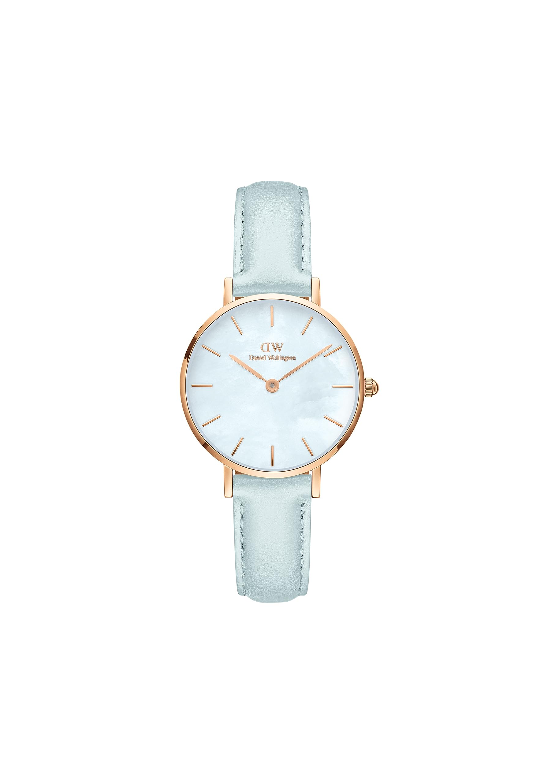 Daniel Wellington Leather Petite Bluebell Blue Women Analogue Watch, Dial Color-White, Band Color-Blue (B0BYJFRZMR) Amazon Price History, Amazon Price Tracker