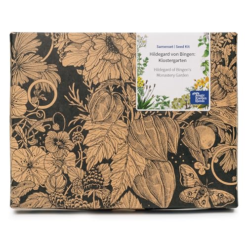 Jardín del monasterio - Kit de semillas regalo con 6 plantas medicinales medievales