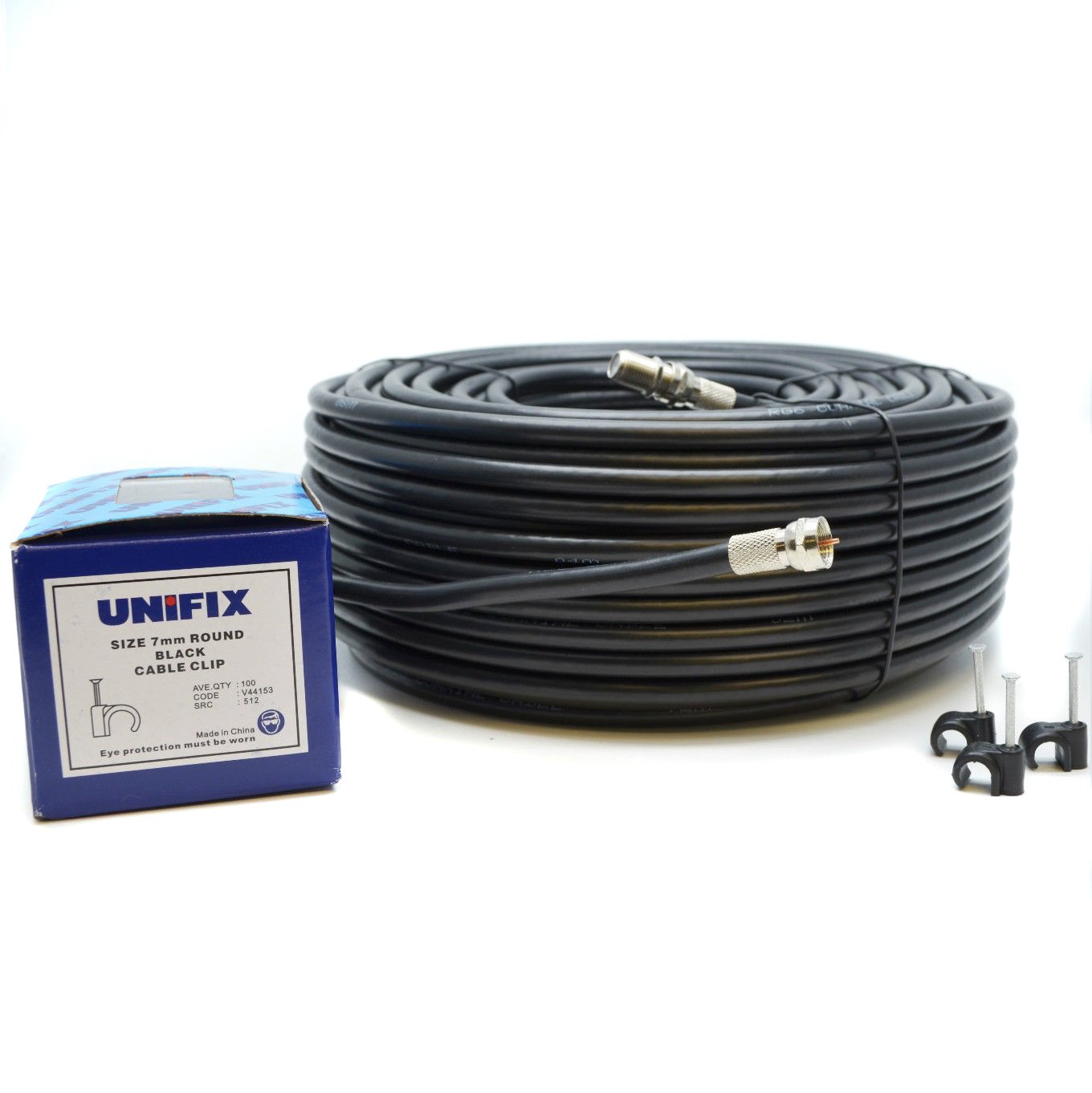 2M White Coax Cable For Virgin Media, Sky TV, Broadband Extension and Tivo & Superhub (2M, WHITE) — view 14