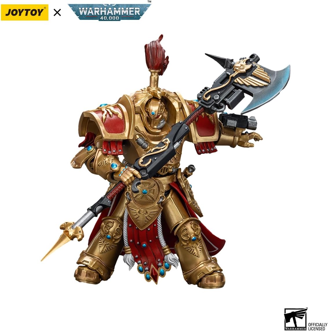 JOYTOY Warhammer 40K Action Figure, Adaptus Custodes, Scale 1:18