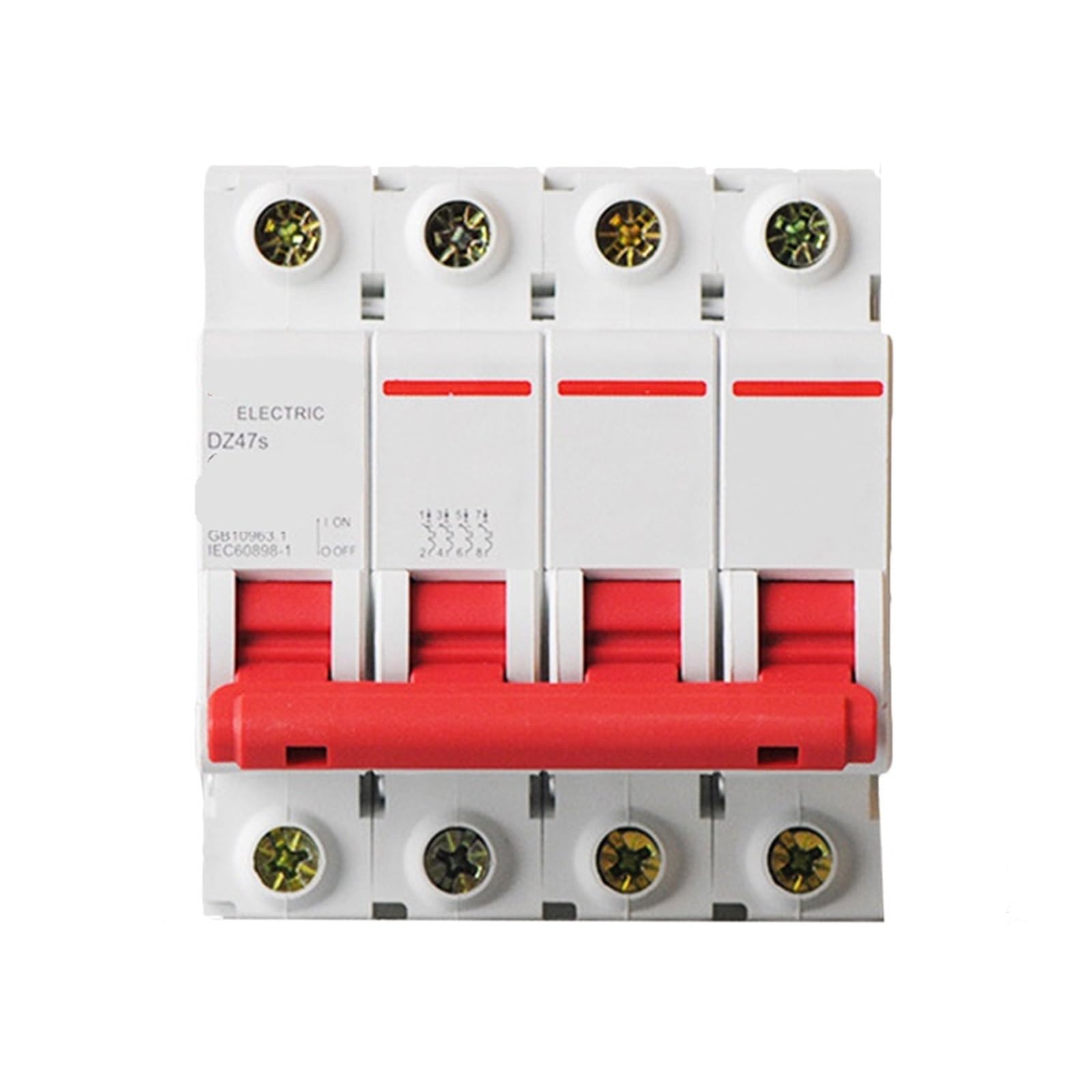 DZ47s Type D 4P 10A Disjoncteur électrique pour sécuriser l'atelier et la maison