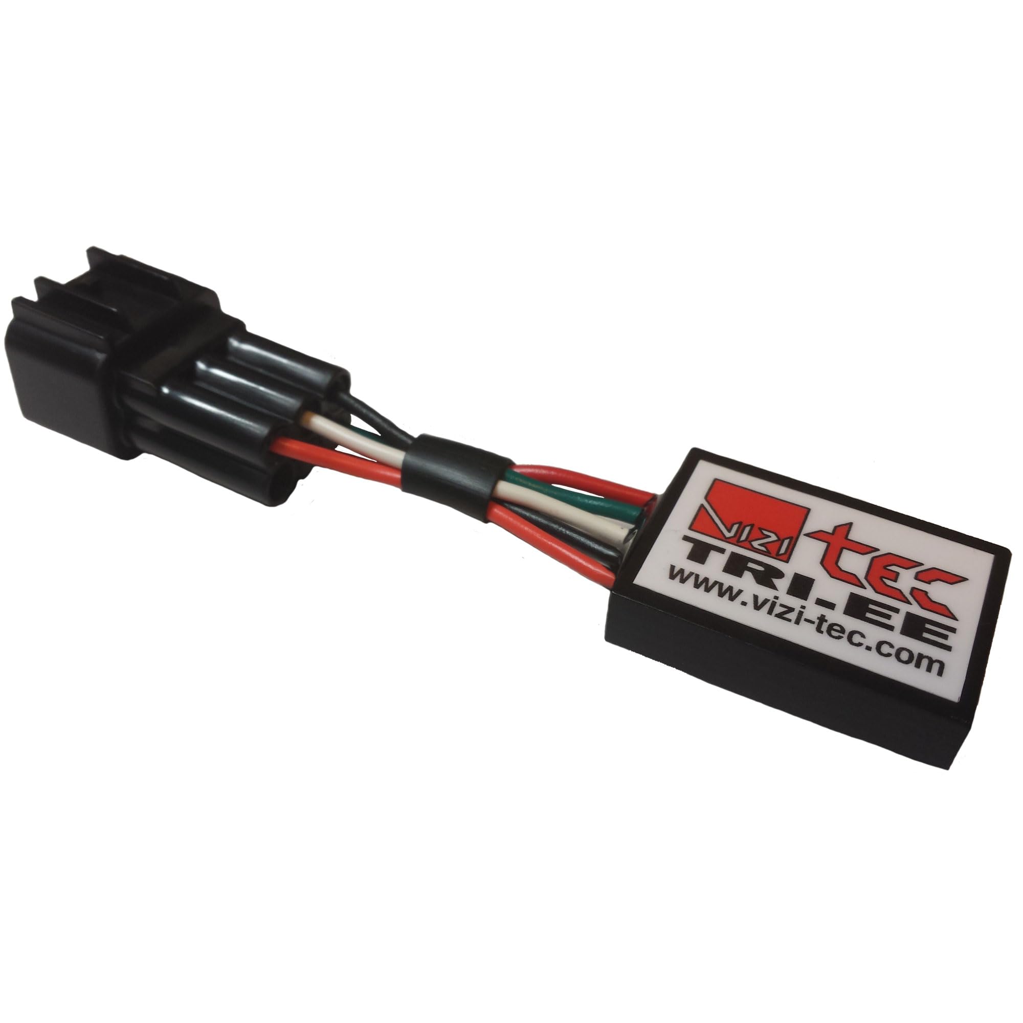 Vizi-tec's exhaust servo Buddy compatible with Triumph Daytona 675 & blank mating connector.