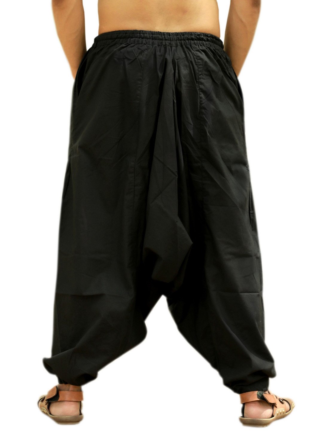 SARJANA HANDICRAFTS Pantalon de Yoga en Coton pour Homme