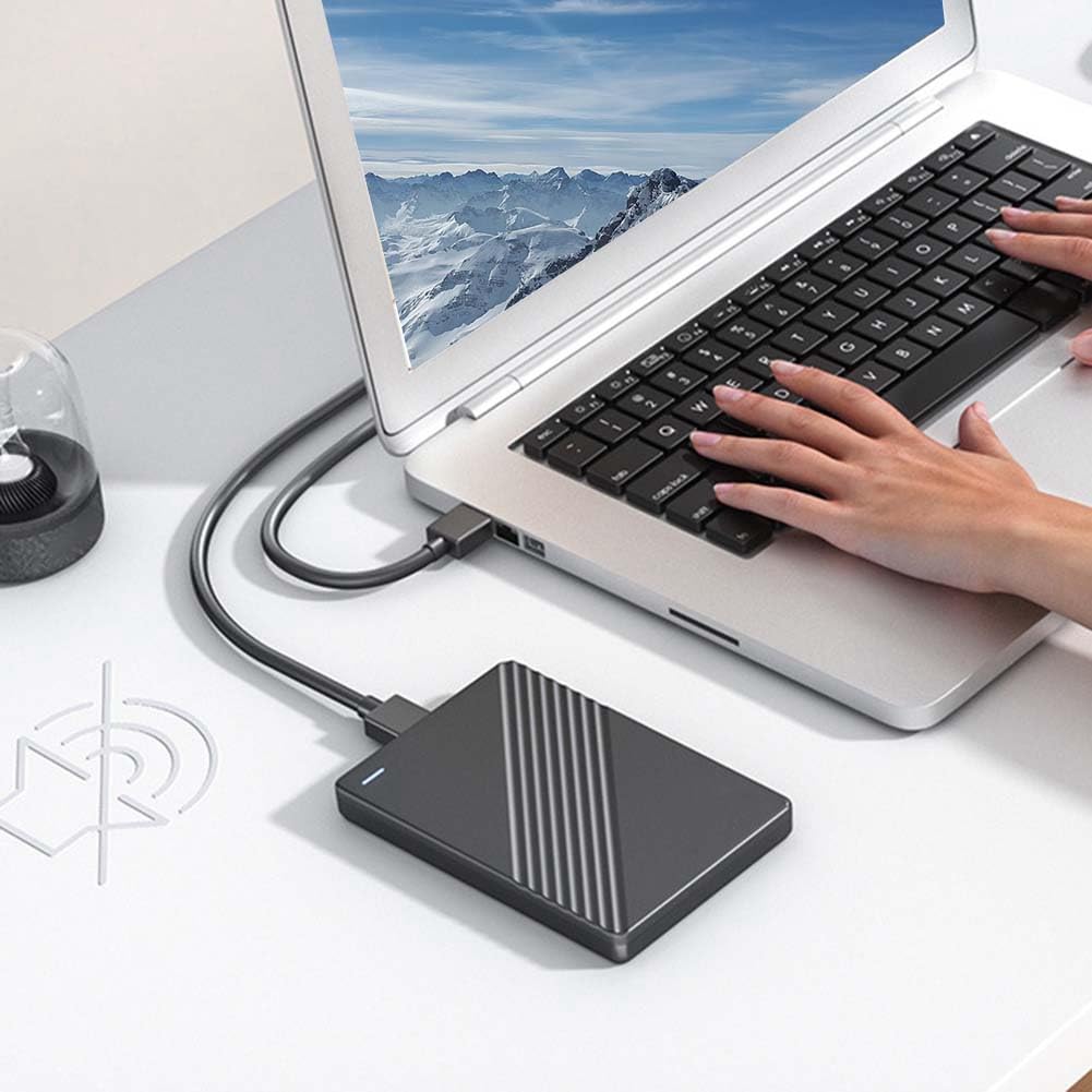 Disco Duro MóVil Externo de 2,5 Pulgadas USB 3.0 de Alta Velocidad Disco Duro PortáTil de Almacenamiento de 1 TB para Computadora PortáTil de Escritorio B