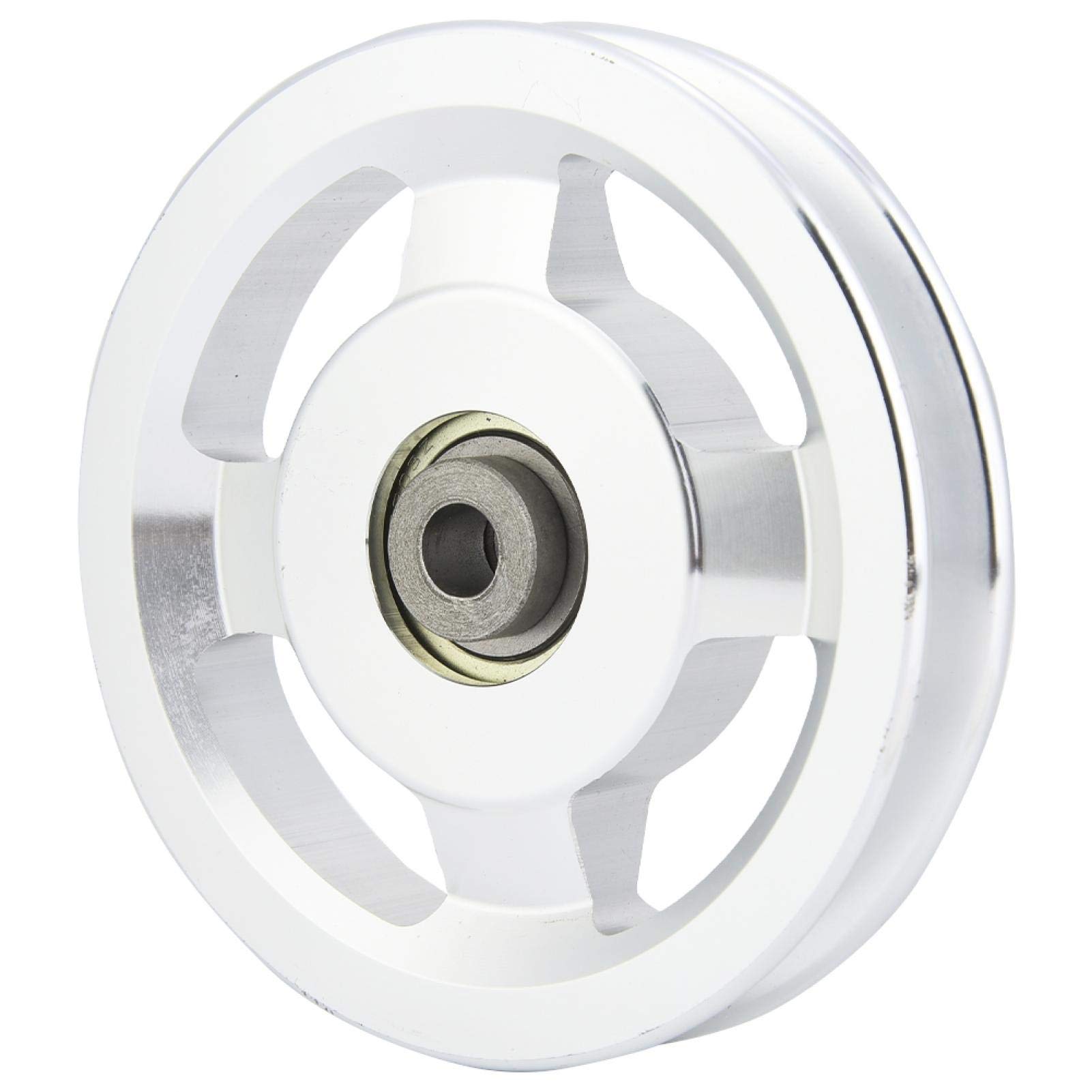 Tbest Roue Poulie Gorilla,90Mm Seilrolle,Roue De Poulie De Gymnaique,Poulie De Fitness en Alliage D'Aluminium,Accessoires De Gymnaique À Domicile,Accessoire De Musculation d'exercice(115Mm)