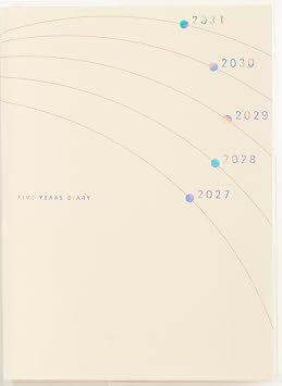 Takahashi 2027 A6 5-Year Diary Pocket No. 6 Starts in January 2027