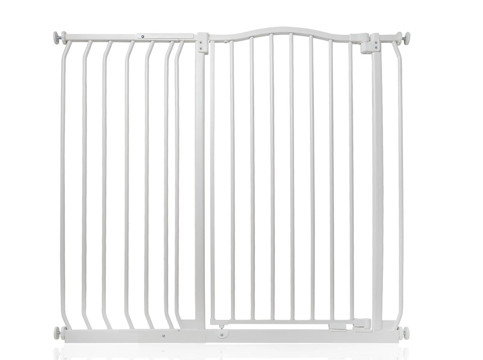 Safetots Extra Tall Curved Top Safety Gate, 116cm - 125cm, Matt Black, Extra Tall 100cm in Height, Pressure Fit Stair Gate, Baby Gate for Doors Hallways and Spaces, Safety Barrier, Easy Installation — view 76