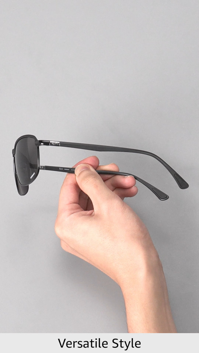 Amazon.com: Ray-Ban Unisex RB3671CH Chromance Rectangular