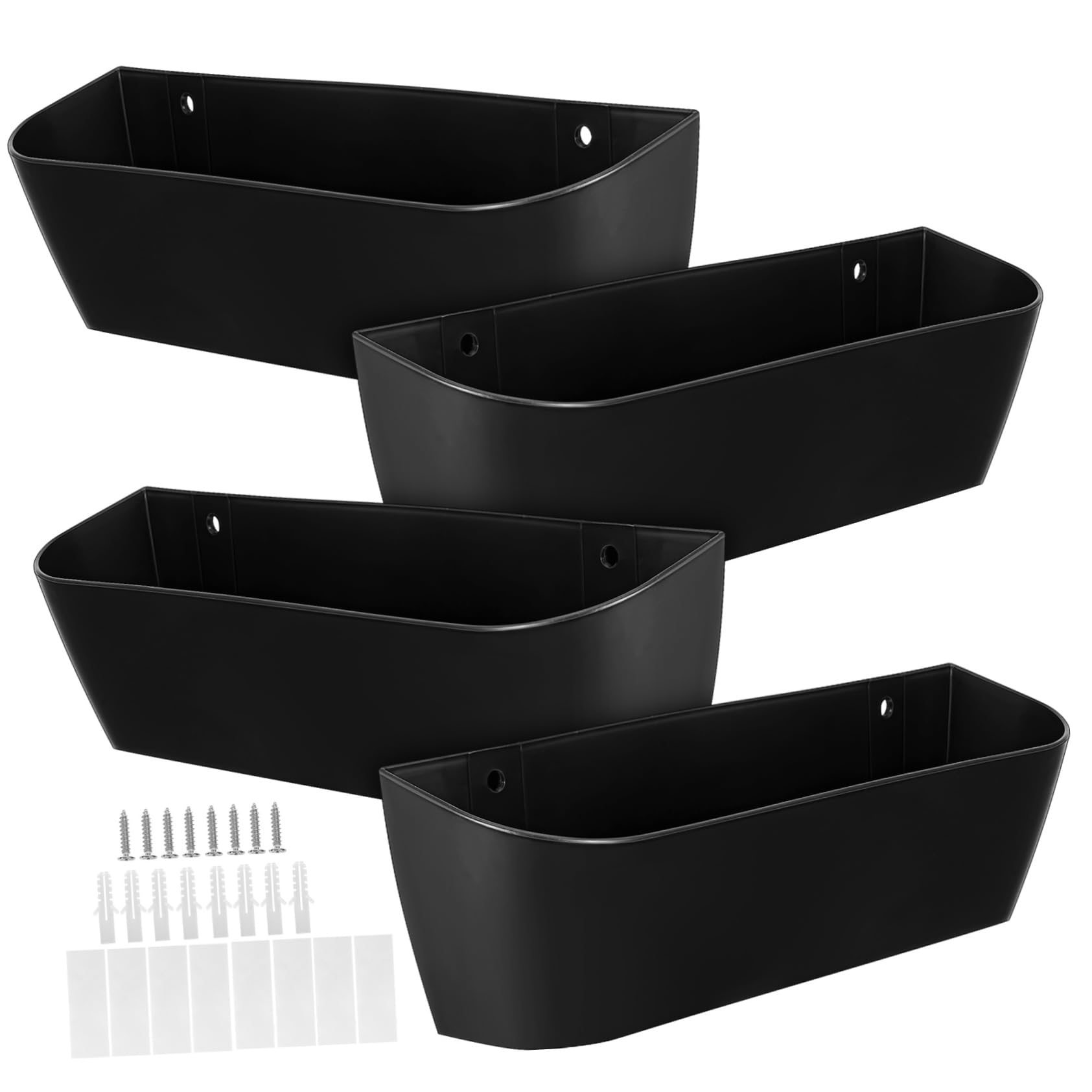 CHILDWEET 4pcs Minimalist Organizer for Entryway Hallway Rv Storage for Boots Slippers Sandals Easy Installation and Efficient Organization