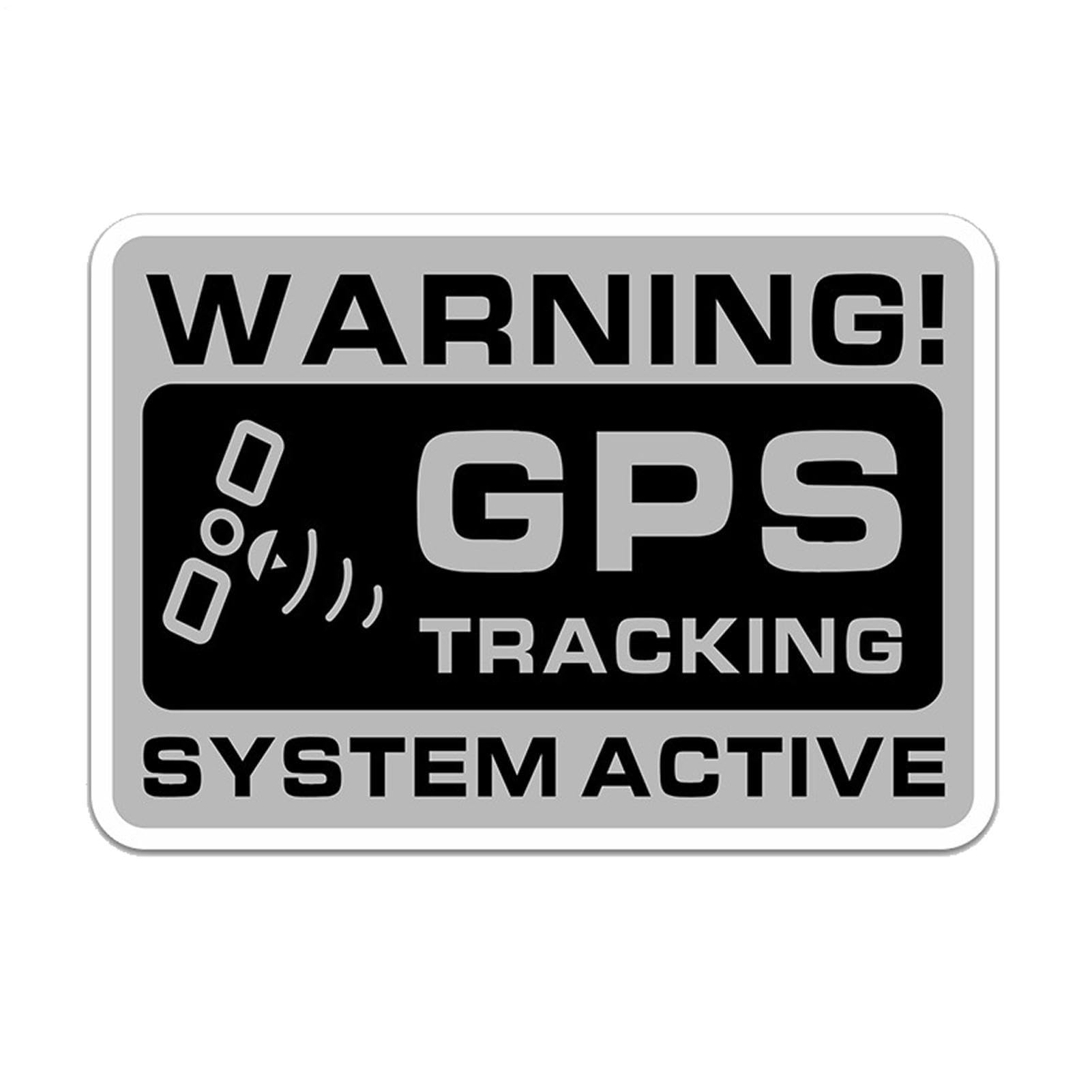 Pegatinas De Advertencia De GPS para Coche - Calcomanías De Seguridad Antirrobo Impermeables 10 Piezas, Señal De Alarma De Vehículo Etiqueta De Ventana Duradera | Etiquetas Engomadas De La Protección
