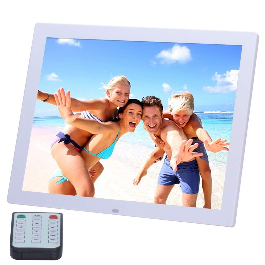 Cadre photo électronique 14 pouces HD LLD, le cadeau blanc idéal - 8