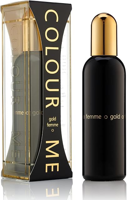 COLOUR ME Gold Femme Perfume for Women. 100ml Eau de Parfum. Luxury Fragrance - Ladies Perfume, Long Lasting Womens Perfumes by Milton-Lloyd