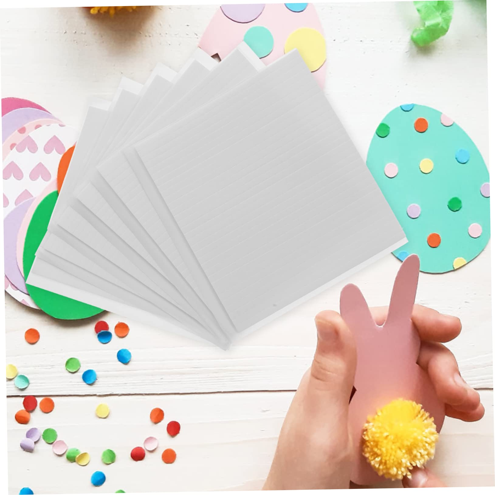 Gadpiparty 5 Series Tiras De Cinta De Doble Cara Eva Artesanía Echado A Un Lado Banda Cinta Adhesiva Espuma Ser Pegajoso Hacer Pegatinas Almohadilla Adhesiva 6 Hojas*5