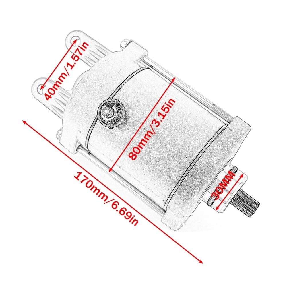 Motorino di avviamento for CITYCOM GTS Joymax 250i 300i S 300 400 400i | L8 S2 SQ Freewing 250 G-MAX 250 Bugrider 250S