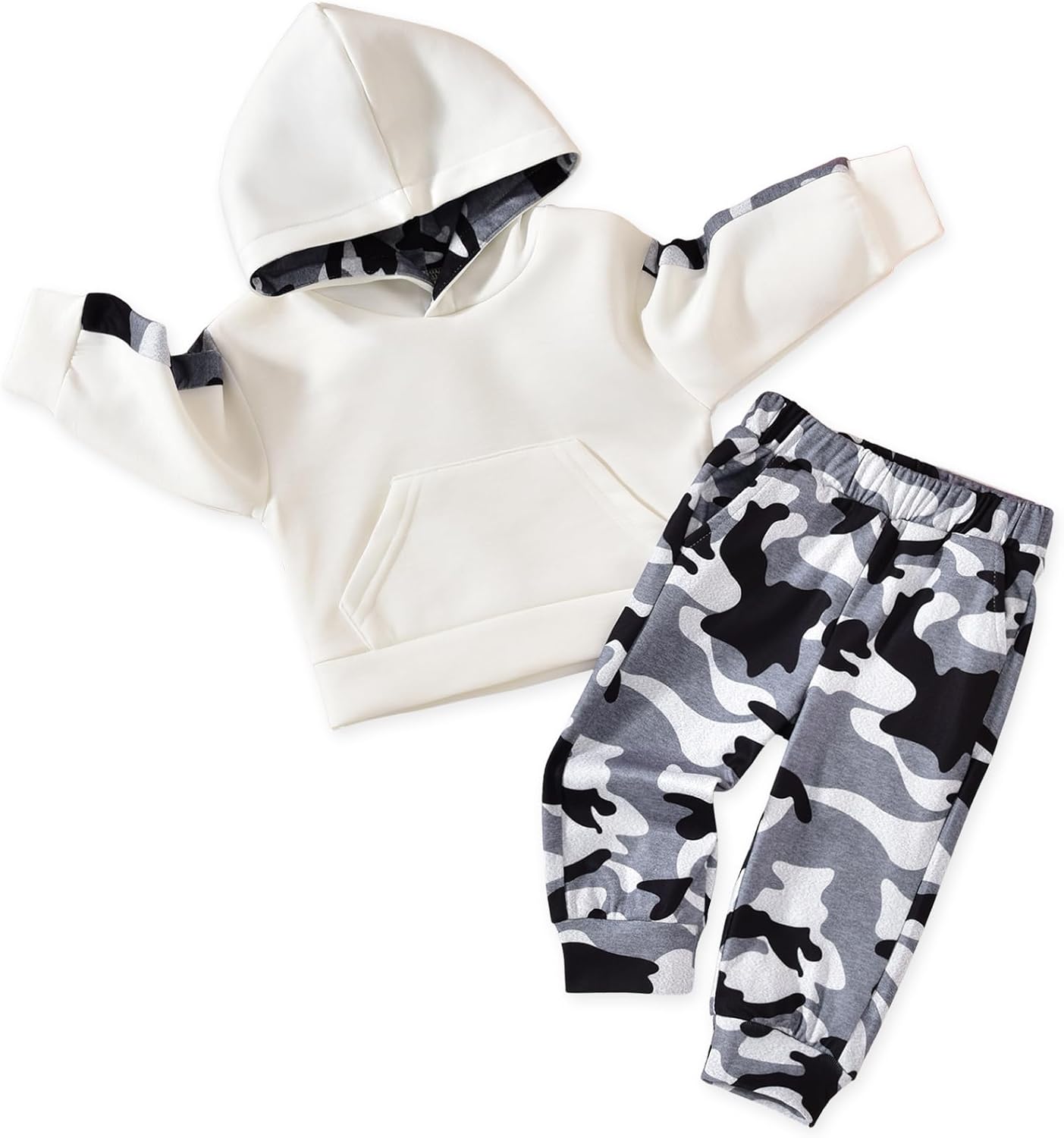 Toddler Baby Boys Camouflage Sweatsuit