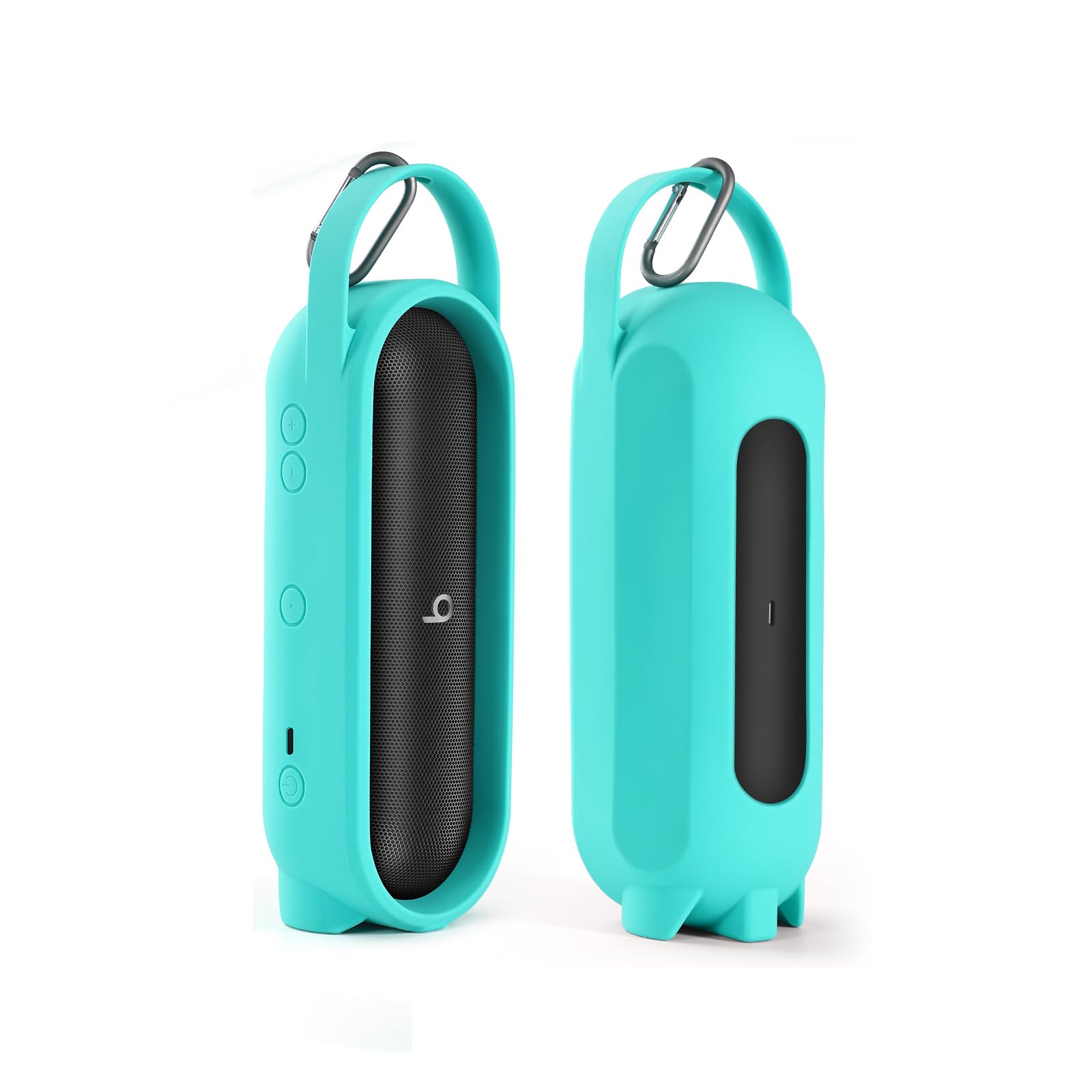 JOYSOG Silicone Cover for Beats Pill Portable Bluetooth Speaker Storage Bag Speaker Holder Travel Bag (Mint Green)