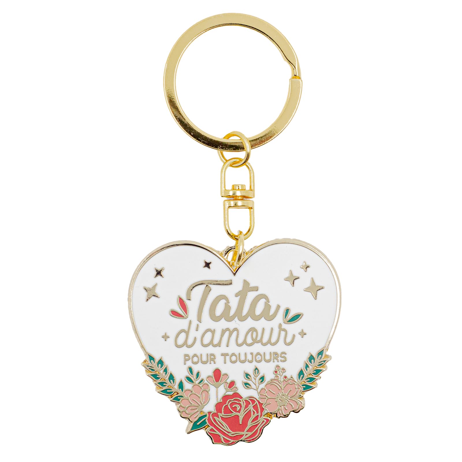 Porte-monnaie Cadeau Pour Tata - Message 'Tata D'amour' - Compact 11x8.5cm - Simili Cuir - Idée Cadeau Anniversaire, Grossesse, Fête