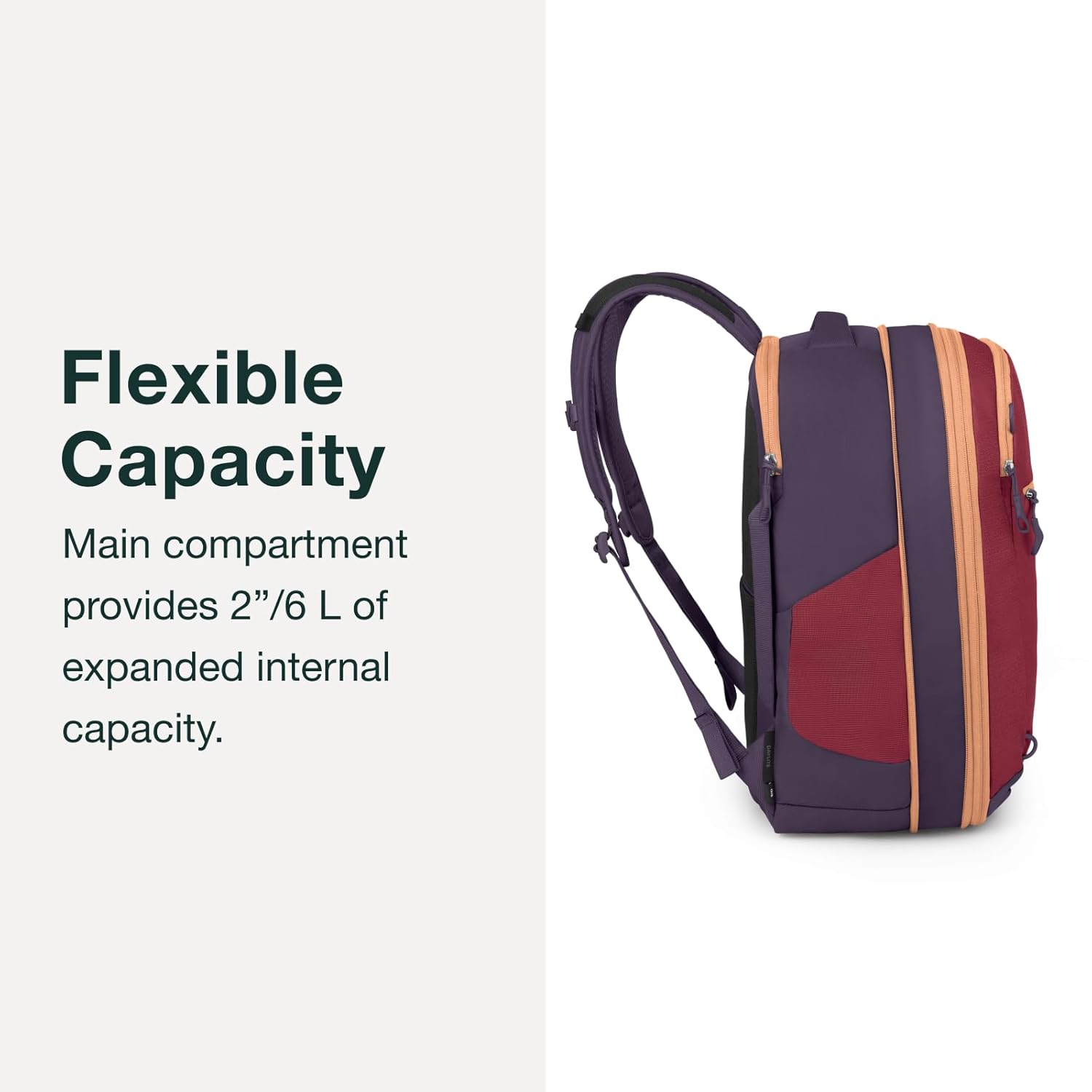 Osprey Daylite Expandable 26+6 Travel Pack – Blue Spikemoss & Alkaline - Image 3