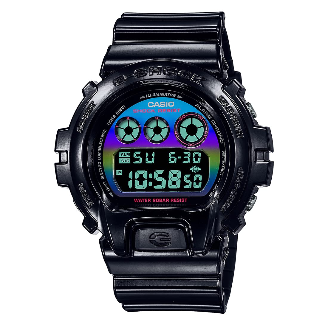 Casio Resin G-Shock Digital Multi-Color Dial Men Dw-6900Rgb-1Dr (G1363), Bandcolor-Black (B0C28JH6LF) Amazon Price History, Amazon Price Tracker