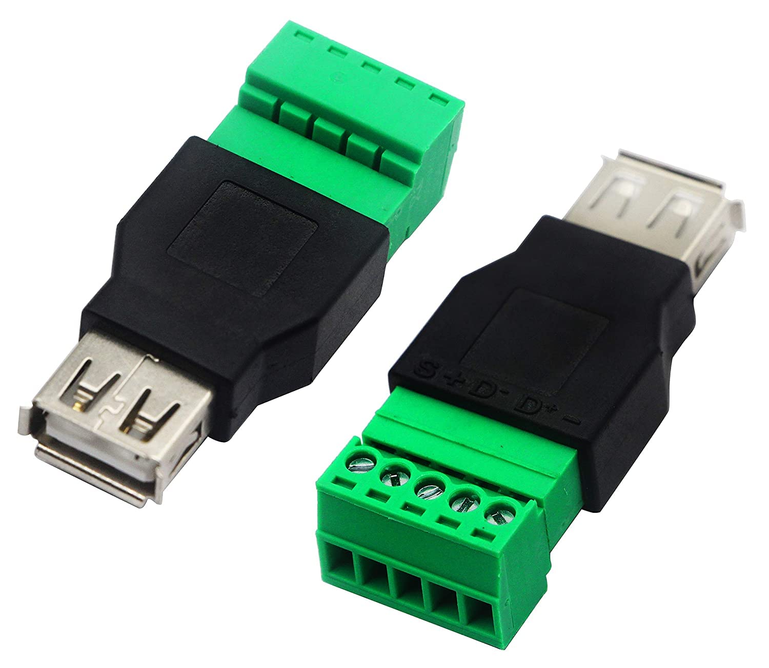 See full amazon price history chart for e-infnity 2 pieces USB 2.0 A Screw Terminal Block USB 2.0 A Female Jack to 5 Pin Screw Shield terminals Type Adapter e-infnity 2 pieces USB 2.0 A Screw Terminal Block USB 2.0 A Female Jack to 5 Pin Screw Shield terminals Type Adapter (B09N1K5VTV) Amazon Price History, Amazon Price Tracker