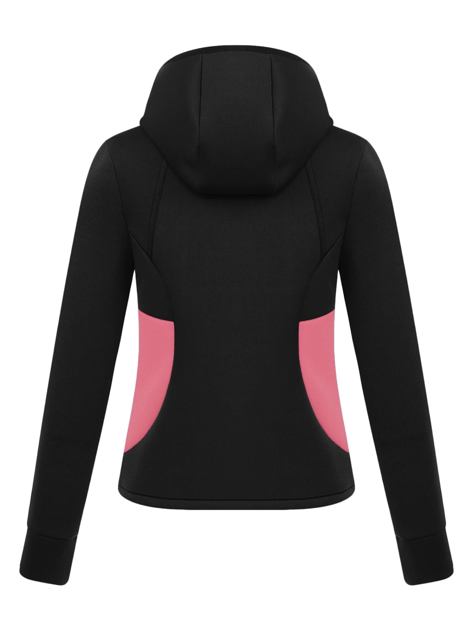 Damen Neoprenanzug Jacke Kapuze Tauchjacke Thermo Neoprenanzug Top Sportjacke