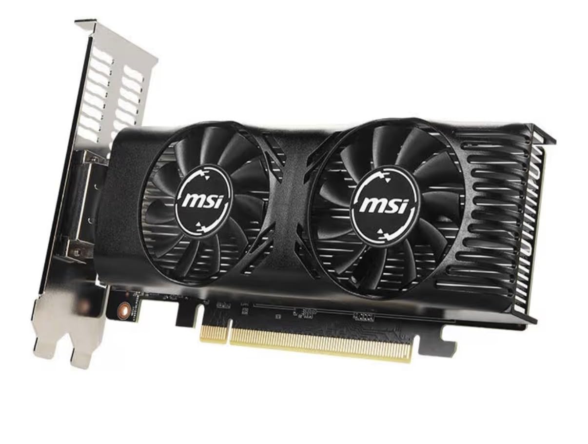 MSI Placa de vídeo NVIDIA GeForce GTX 1650 4GT LP 4GB GDDR5 HDMI