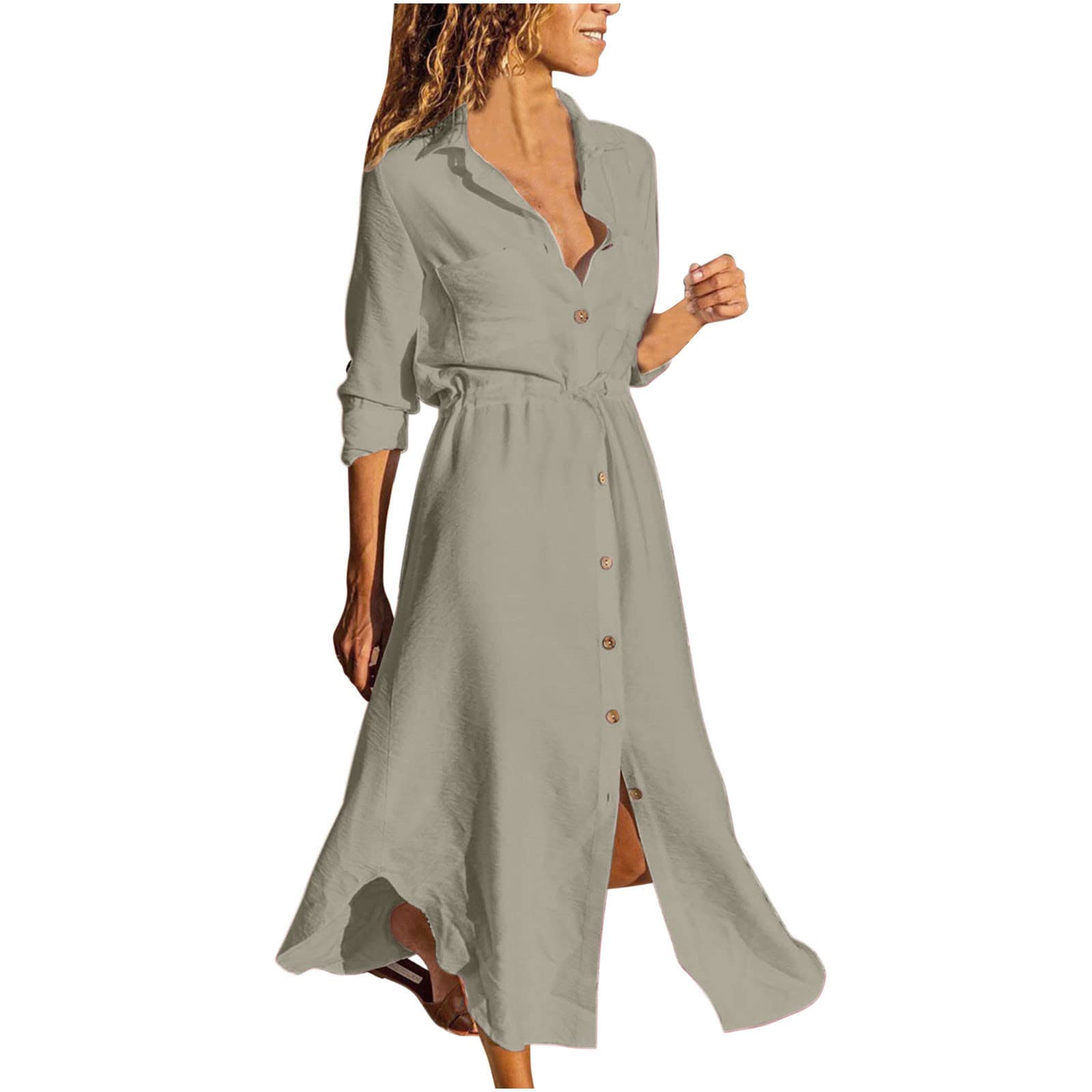 Best motivi vestito lungo Factory Sale Vestito lungo in cotone con ricami trafor