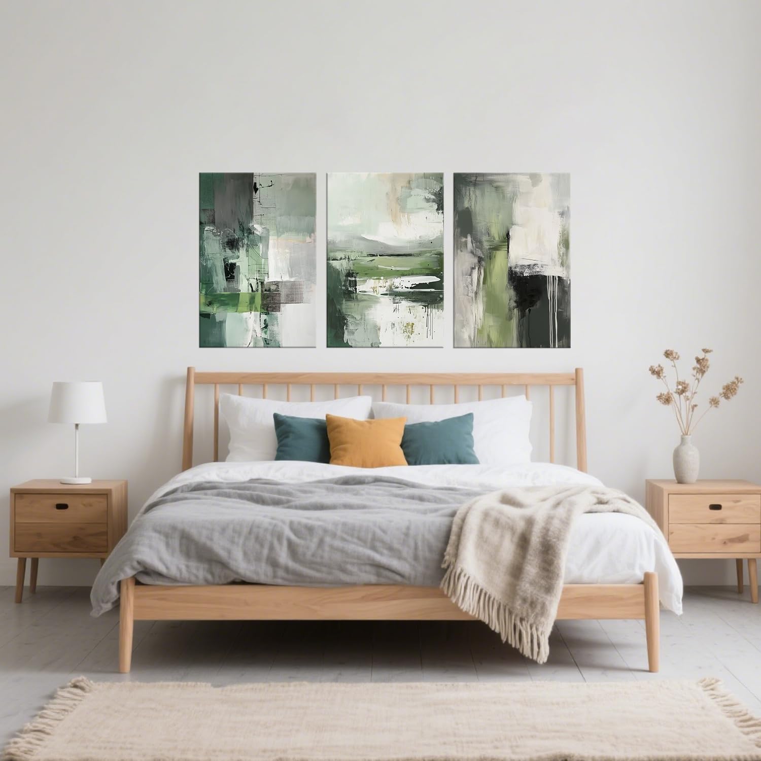 3 Piece Abstract Wall Art(Abstract-3,16x24inchx3 Pieces (40x60cmx3 Pieces)) image 2