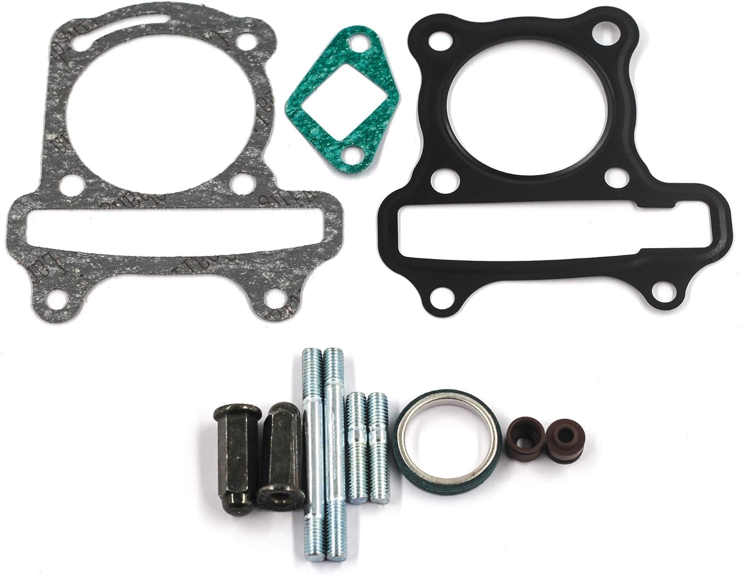 Trkimal Kit de cylindre à gros alésage GY6 80 cc 47 mm pour GY6 49cc 50cc 139QMB ATV Scooter cyclomoteur Go Kart