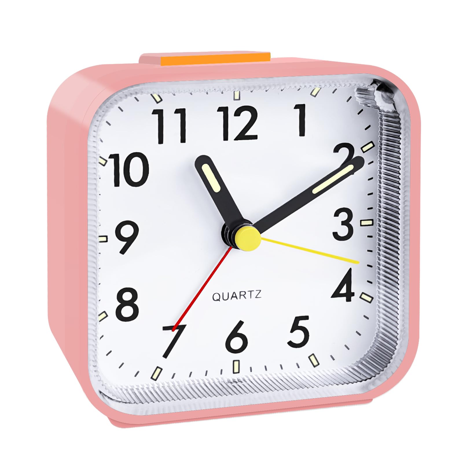 DxxD Sveglia Analogica Silenziosa Per Bambini: Con Luci Notturne E Suoneria Forte, Quadrante 10cm