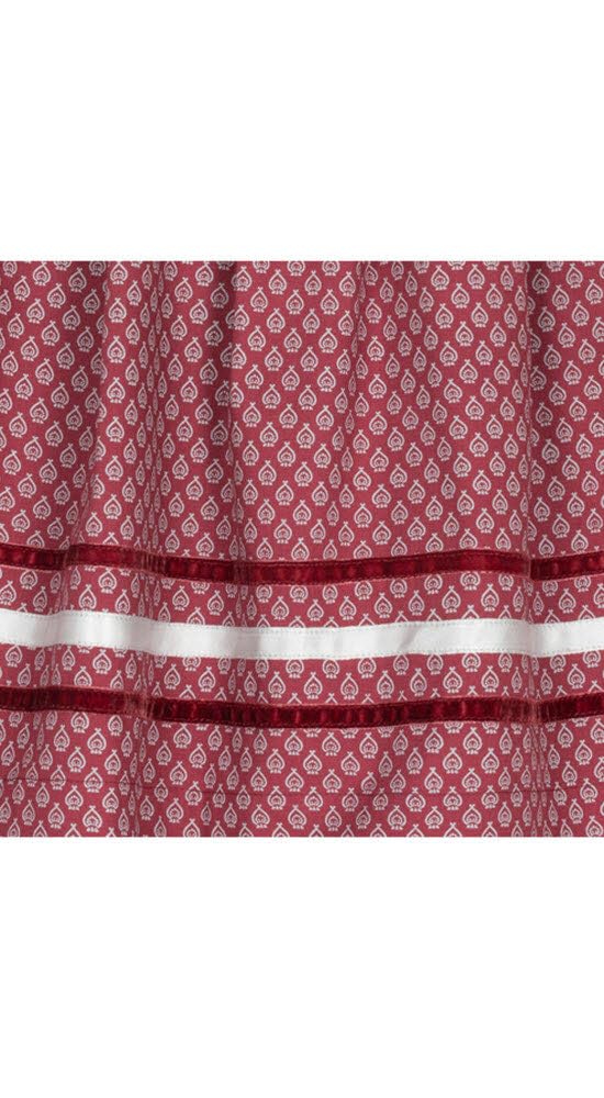 Nübler Rock Damen - Trachtenrock, Moderne bayrische Tracht, Rock Gloria Rot