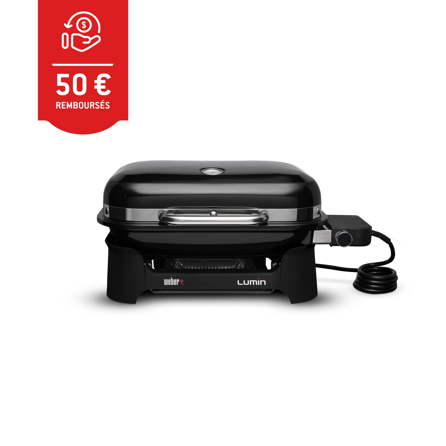 WEBER Lumin kompaktowy czarny grill elektryczny