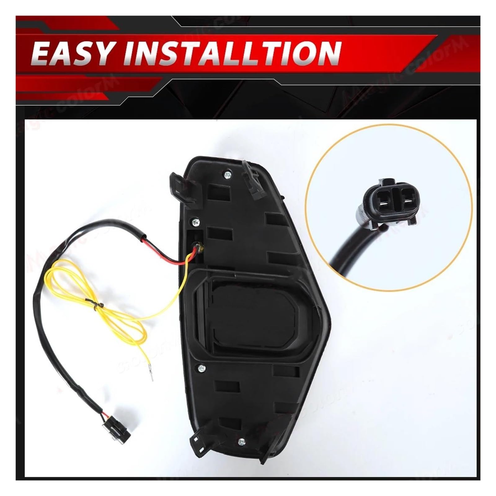 Luces Diurnas LED DRL Para Nissan Para Navara NP300 Para Frontier 2020-2022 Direccionales, Blancas Y Amarillas 12 V Faros Antiniebla Led(LED A)