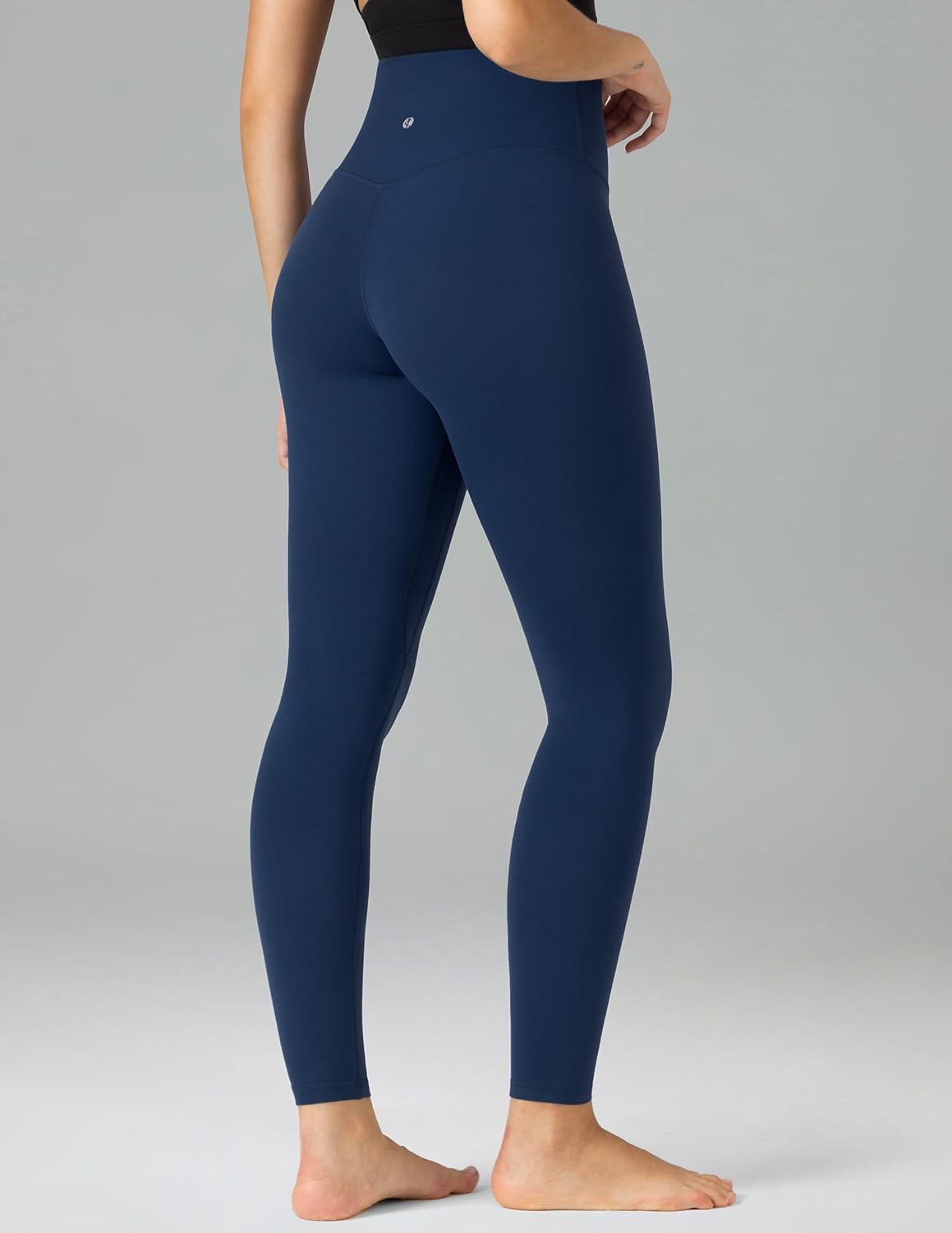 Colorfulkoala Dreamlux No Front Seam Leggings for Women 25"/28" Inseam, Seamless High Waisted Buttery Soft Yoga Pants